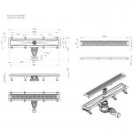 Душевой трап AM.PM MasterFlow черный матовый W01SC-P11-060-01BM Душевой трап AM.PM MasterFlow черный матовый W01SC-P11-060-01BM