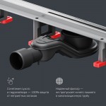 Душевой трап AM.PM MasterFlow Slim хром матовый W01SC-S11-060-05SB Душевой трап AM.PM MasterFlow Slim хром матовый W01SC-S11-060-05SB