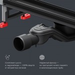 Душевой трап AM.PM MasterFlow черный матовый W01SC-U11-050-04BM Душевой трап AM.PM MasterFlow черный матовый W01SC-U11-050-04BM