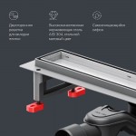 Душевой трап AM.PM MasterFlow хром матовый W01SC-U11-050-04SB Душевой трап AM.PM MasterFlow хром матовый W01SC-U11-050-04SB