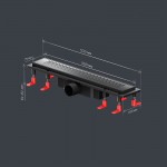 Душевой трап AM.PM PrimeFlow черный матовый W02SC-P11-050-01BM Душевой трап AM.PM PrimeFlow черный матовый W02SC-P11-050-01BM