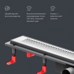Душевой трап AM.PM PrimeFlow хром матовый W02SC-P11-070-01SB Душевой трап AM.PM PrimeFlow хром матовый W02SC-P11-070-01SB
