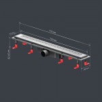 Душевой трап AM.PM PrimeFlow хром матовый W02SC-P11-070-01SB Душевой трап AM.PM PrimeFlow хром матовый W02SC-P11-070-01SB