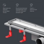 Душевой трап AM.PM PrimeFlow хром матовый W02SC-U11-060-04SB Душевой трап AM.PM PrimeFlow хром матовый W02SC-U11-060-04SB