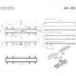 Душевой трап AM.PM PrimeFlow хром матовый W02SC-U11-060-04SB Душевой трап AM.PM PrimeFlow хром матовый W02SC-U11-060-04SB