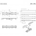 Душевой трап AM.PM PrimeFlow хром матовый W02SC-U11-080-04SB Душевой трап AM.PM PrimeFlow хром матовый W02SC-U11-080-04SB