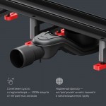 Душевой трап AM.PM MasterFlow черный матовый W01SC-U11-060-04BM Душевой трап AM.PM MasterFlow черный матовый W01SC-U11-060-04BM