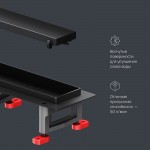 Душевой трап AM.PM MasterFlow черный матовый W01SC-U11-060-04BM Душевой трап AM.PM MasterFlow черный матовый W01SC-U11-060-04BM