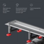 Душевой трап AM.PM MasterFlow хром матовый W01SC-U11-070-04SB Душевой трап AM.PM MasterFlow хром матовый W01SC-U11-070-04SB