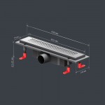 Душевой трап AM.PM PrimeFlow хром матовый W02SC-P11-040-01SB Душевой трап AM.PM PrimeFlow хром матовый W02SC-P11-040-01SB