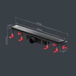 Душевой трап AM.PM PrimeFlow черный матовый W02SC-P11-060-01BM Душевой трап AM.PM PrimeFlow черный матовый W02SC-P11-060-01BM