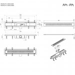 Душевой трап AM.PM PrimeFlow хром матовый W02SC-P11-060-01SB Душевой трап AM.PM PrimeFlow хром матовый W02SC-P11-060-01SB