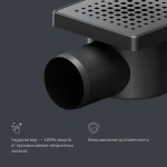 Душевой трап AM.PM PrimeFlow черный матовый W02BD-P11-010-01BM Душевой трап AM.PM PrimeFlow черный матовый W02BD-P11-010-01BM