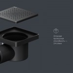 Душевой трап AM.PM PrimeFlow черный матовый W02BD-P11-010-01BM Душевой трап AM.PM PrimeFlow черный матовый W02BD-P11-010-01BM