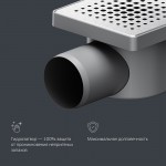 Душевой трап AM.PM PrimeFlow хром матовый W02BD-P11-010-01SB Душевой трап AM.PM PrimeFlow хром матовый W02BD-P11-010-01SB