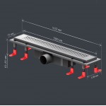 Душевой трап AM.PM PrimeFlow хром матовый W02SC-P11-050-01SB Душевой трап AM.PM PrimeFlow хром матовый W02SC-P11-050-01SB