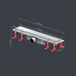 Душевой трап AM.PM PrimeFlow хром матовый W02SC-U11-050-04SB Душевой трап AM.PM PrimeFlow хром матовый W02SC-U11-050-04SB