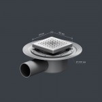 Душевой трап AM.PM MasterFlow хром матовый W01BD-P11-010-01SB Душевой трап AM.PM MasterFlow хром матовый W01BD-P11-010-01SB