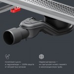 Душевой трап AM.PM MasterFlow хром матовый W01SC-P11-050-01SB Душевой трап AM.PM MasterFlow хром матовый W01SC-P11-050-01SB