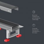 Душевой трап AM.PM MasterFlow хром матовый W01SC-P11-060-01SB Душевой трап AM.PM MasterFlow хром матовый W01SC-P11-060-01SB