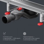 Душевой трап AM.PM MasterFlow хром матовый W01SC-P11-070-01SB Душевой трап AM.PM MasterFlow хром матовый W01SC-P11-070-01SB