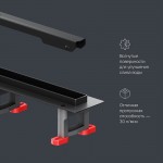 Душевой трап AM.PM MasterFlow Slim черный матовый W01SC-S11-060-05BM Душевой трап AM.PM MasterFlow Slim черный матовый W01SC-S11-060-05BM