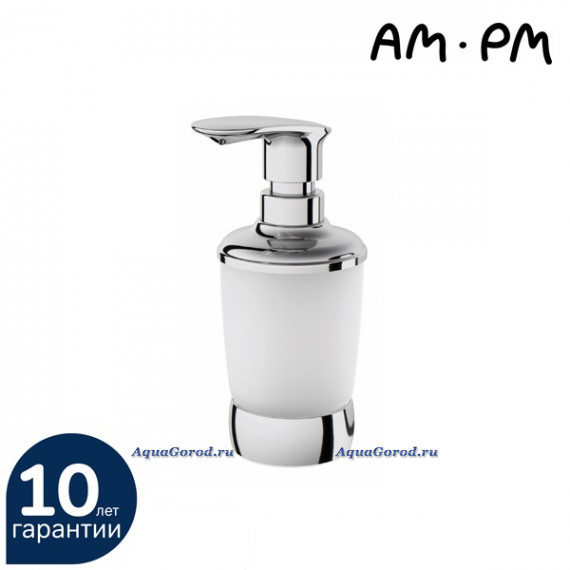 Диспенсер AmPm Sensation стеклянный для жидкого мыла отдельностоящий