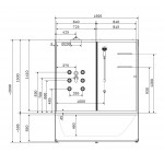 Душевой бокс Am.Pm Sense 170х85х205 W75B-170-085WTA