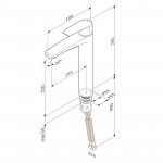 Смеситель для раковины AM.PM Gem F90A92022 черный