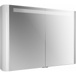 Зеркало-шкаф AmPm Sensation с подсветкой 100 см белый глянец
