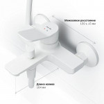 Смеситель для ванны и душа AM.PM X-Joy F85A10033 белый