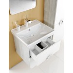 Тумба под умывальник Aqwella Alicante 50 см подвесная с ящиками седой дуб