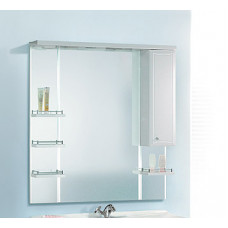 Зеркало-шкаф Aqwella Барселона 100 см со светильником