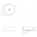 Раковина Cersanit Crea 38 Ring UM-CRE38/1-OC-R