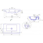 Раковина Cersanit Grand 60 S-UM-GRA60/1-w Раковина Cersanit Grand 60 S-UM-GRA60/1-w
