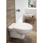 Унитаз подвесной Cersanit Nature New Clean On с сиденьем микролифт Easy-off MZ-NATURE-CON-DL