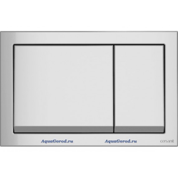 Клавиша для инсталляции Cersanit Enter пластик хром матовый P-BU-ENT/Cm