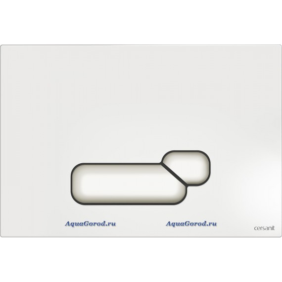 Клавиша для инсталляции Cersanit Actis стекло белый глянцевый универсальная P-BU-ACT/Whg/Gl