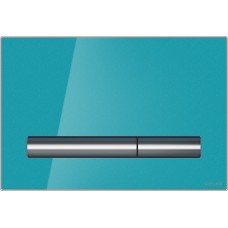 Клавиша для инсталляции Cersanit Pilot стекло лазурный глянцевый универсальная BU-PIL/AZG/GL Клавиша для инсталляции Cersanit Pilot стекло лазурный глянцевый универсальная BU-PIL/AZG/GL