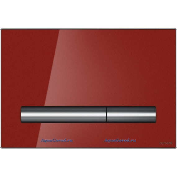 Клавиша для инсталляции Cersanit Pilot стекло красный глянцевый универсальная BU-PIL/RDG/GL