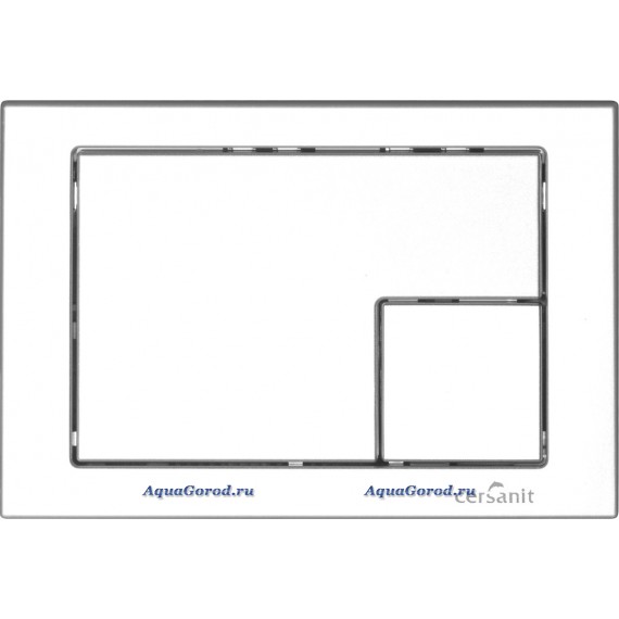 Клавиша для инсталляции Cersanit Corner пластик белый BU-COR/WH