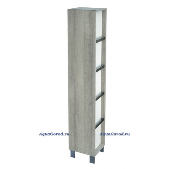 Шкаф-пенал Cersanit City SL-CITY-Gr, серый дуб Шкаф-пенал Cersanit City SL-CITY-Gr, серый дуб