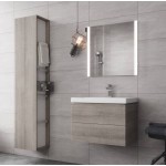 Шкаф-пенал Cersanit City SL-CITY-Gr, серый дуб Шкаф-пенал Cersanit City SL-CITY-Gr, серый дуб