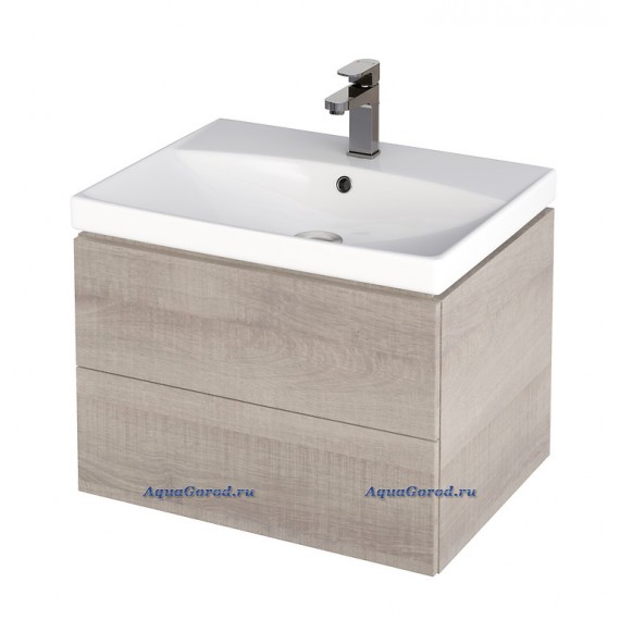 Тумба под умывальник Cersanit City 60 серый дуб SZ-CITY-CIT60/GR Тумба под умывальник Cersanit City 60 серый дуб SZ-CITY-CIT60/GR