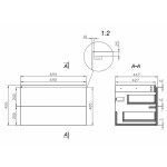 Тумба под умывальник Cersanit City 70 серый дуб SZ-CITY-CIT70/GR Тумба под умывальник Cersanit City 70 серый дуб SZ-CITY-CIT70/GR
