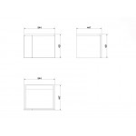 Тумба под умывальник Cersanit Colour 55 SZ-COL55 Тумба под умывальник Cersanit Colour 55 SZ-COL55