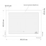 Зеркало Cersanit LED 030 Design 80 с подсветкой, с антизапотеванием KN-LU-LED030*80-d-Os