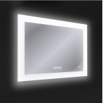 Зеркало Cersanit LED 060 Design Pro 80, с подсветкой, антизапотеванием, часами KN-LU-LED060*80-p-Os
