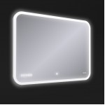 Зеркало Cersanit LED 070 Design Pro 80, с подсветкой, антизапотеванием, часами, функцией приема звонка, Bluetooth KN-LU-LED070*80-p-Os