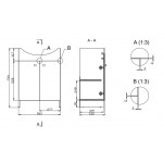 Тумба под умывальник Cersanit Sati 60 SU-SAT-CE60-DSM